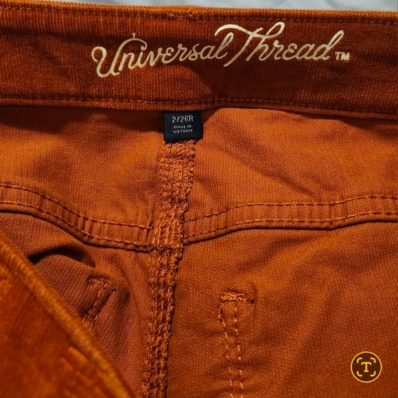 Universal Thread Rust Corduroy Pants - Picture 4 of 6